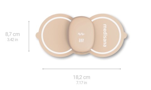 Pady/elektrody do Medisana TT 250 (2 szt., duże)
