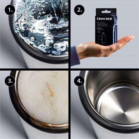 Tabletki do czyszczenia butelek i termosów Frischer 10szt