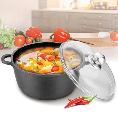 Garnek z pokrywką 24 cm, 4,0 l MR-4624C MAESTRO