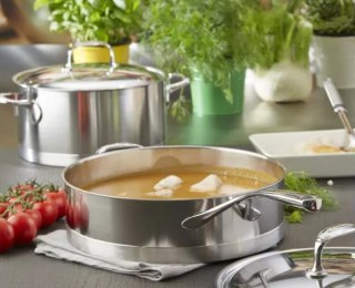 Rondelek niski z 2 uchwytami Demeyere Atlantis 7 - 2.8 ltr (WYPRZEDAŻ)