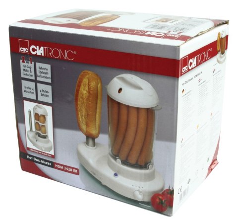 Urządzenie do hot-dogów Clatronic HDM 3420 (WYPRZEDAŻ)