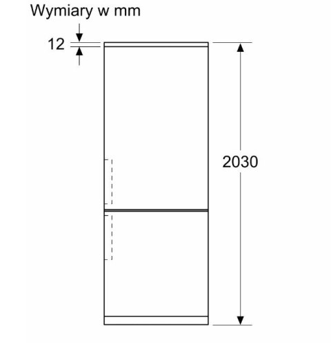 Chłodziarko-zamrażarka BOSCH KGN497ICT