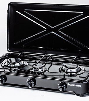 Kuchenka gazowa nastawna 3-palnikowa Ravanson K-03T (biały) (WYPRZEDAŻ)