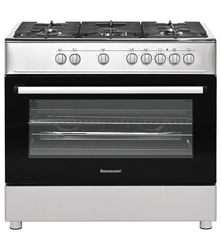 Kuchnia gazowo elektryczna Ravanson KWGE-K90A Cheff (inox)