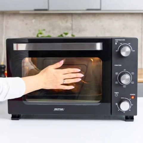 Piekarnik elektryczny z termoobiegiem MPM MPE-14/T czarny