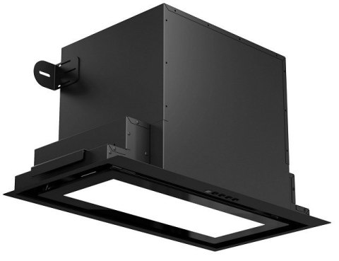 Okap AKPO WK-12 EVITA CZARNY PÓŁMAT 60 CZARNE SZKŁO 450