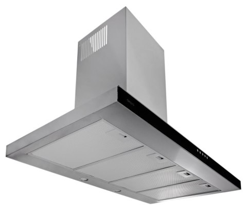 Okap kominowy AKPO WK-4 FENIKS SLIM GLASS 90 (435,6 m3/h; 900mm; kolor czarny)