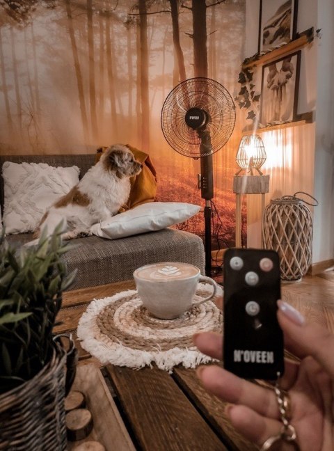 Wentylator stojący 16"/40cm NOVEEN F455 pilot 55W (WYPRZEDAŻ)