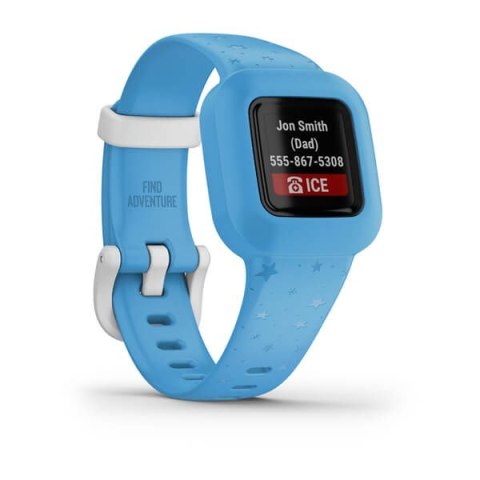 Opaska sportowa dziecięca Garmin Vivofit Jr.3 Blue Stars