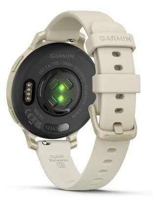 Zegarek sportowy Garmin Lily 2 Active 38mm Lunar Gold