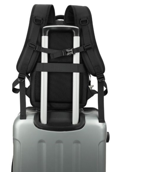 Plecak podróżny kabinowy z pompką NOVEEN CTB500, 40x20x25cm, czarny