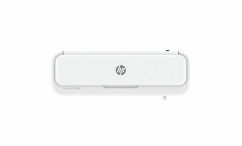 HP ONELAM Laminator 400 A4, na zimno/ciepło, zintegrowany trymer, zaokrąglacz rogów, prędkość 40cm/min + 15 folii: 3xA4, 4xA5, 4