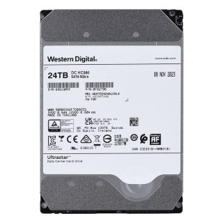 Dysk serwerowy HDD Western Digital Ultrastar DC HC580 WUH722424ALE6L4 (24 TB; 3,5"; SATA)