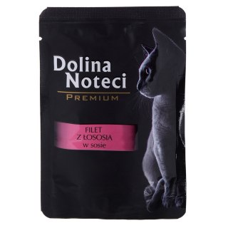 DOLINA NOTECI Premium filet z łososia w sosie - mokra karma dla kota - 85g