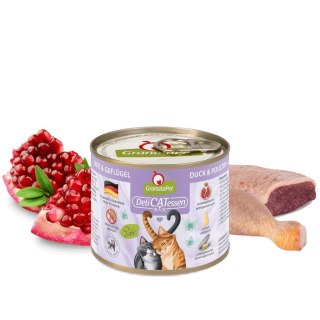 GranataPet DeliCatessen kaczka i drób karma mokra dla kota 200g