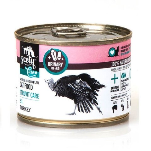 3Coty TURKEY Struvite Care sensitive urinary 180g