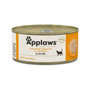 APPLAWS Natural Cat Food Filet kurczaka z serem - mokra karma dla kota - 156g