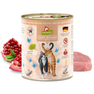 GranataPet DeliCatessen cielęcina PUR karma mokra dla kota 800g