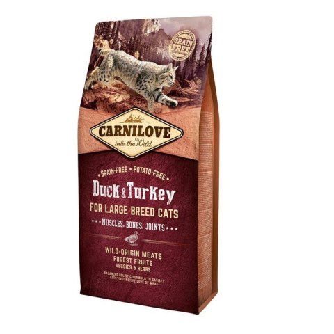 CARNILOVE CAT DUCK&TURKEY FOR LARGE BREED 6KG