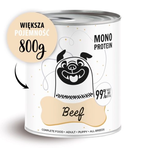 Paka Zwierzaka Pepe Beef 99% wołowina 800g