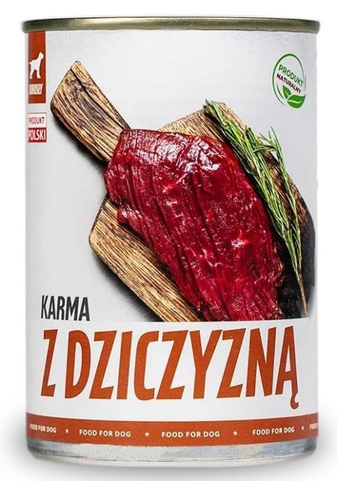 Tuf Tuf Puszka mielonka z dziczyzną 400g