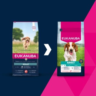 EUKANUBA Adult Small/Medium Salmon & Barley 12kg