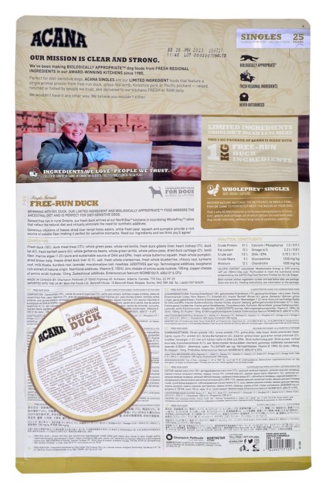 ACANA Free-Run Duck Dog 2kg (WYPRZEDAŻ)