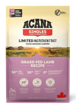 ACANA Singles Grass-Fed Lamb - sucha karma dla psa - 6 kg (WYPRZEDAŻ)