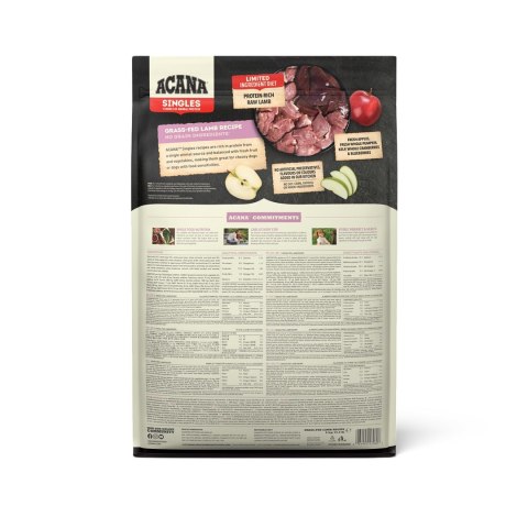 ACANA Singles Grass-Fed Lamb - sucha karma dla psa - 6 kg (WYPRZEDAŻ)