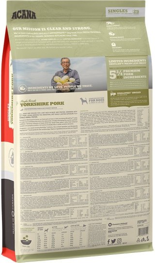 ACANA Yorkshire Pork 11,4kg (WYPRZEDAŻ)