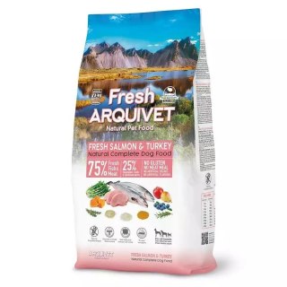 ARQUIVET FRESH - półwilgotna karma dla psa - łosoś z indykiem - 10kg (WYPRZEDAŻ)