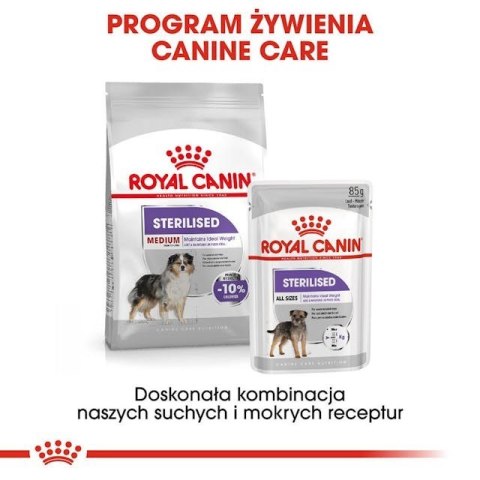 ROYAL CANIN CCN Medium Sterilised Adult - sucha karma dla psa - 12 kg (WYPRZEDAŻ)