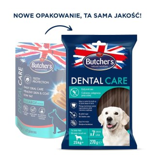 BUTCHER'S Dental Care for large dogs - przysmak dentystyczny dla psów dużych - 270 g