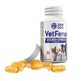 JOHN DOG VetFerus GOLDEN OMEGA-3 FISH OIL 30 kaps