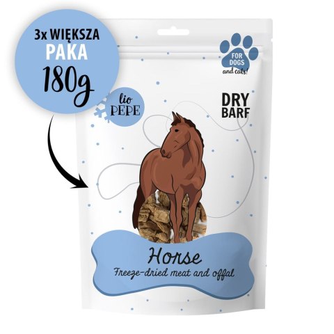 Paka Zwierzaka Lio Pepe Przysmak Horse (końska wątróbka) XL 180g