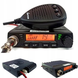 CB Radio LUITON LT-198 Mini ASQ 12V/24V z wtykiem do zapalniczki AM FM