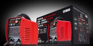 EVERACTIVE PROSTOWNIK SAMOCHODOWY Z ROZRUCHEM, INWERTEROWY, DO AKUMULATORA12V/24V CBC40 (WYPRZEDAŻ)