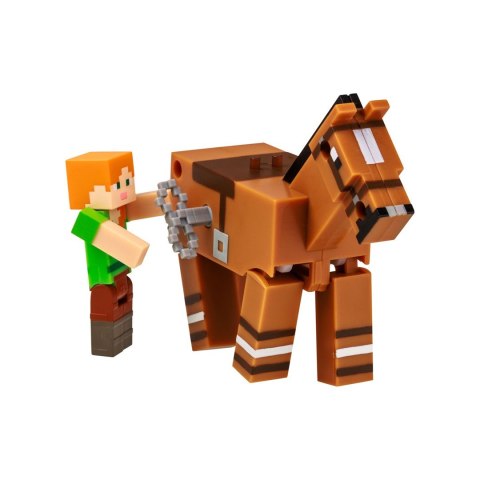 MINECRAFT S2 3D WIND-UP TOY - ALEX & HORSE