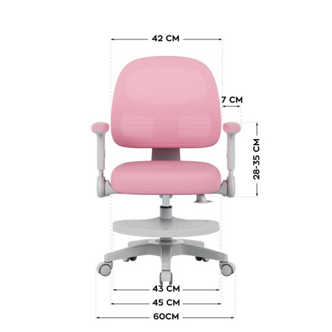 Fotel obrotowy Junior 5.0 Pink
