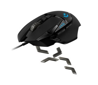 Mysz Logitech G502 Gaming HERO EU 910-005471 (optyczna; 16000 DPI; kolor czarny)
