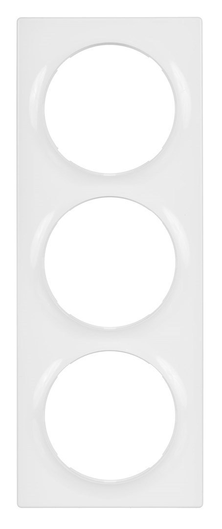Potrójna ramka ozdobna FIBARO, biała (FG-Wx-PP-0004)