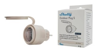 Inteligentne gniazdko zewnętrzne WiFi Shelly Outdoor Plug S Gen3