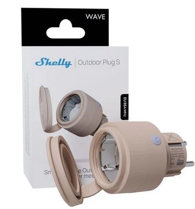 Inteligentne gniazdo Shelly Wave Outdoor Plug S