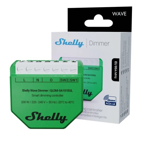 Inteligentny ściemniacz światła Shelly Wave Dimmer EU LR