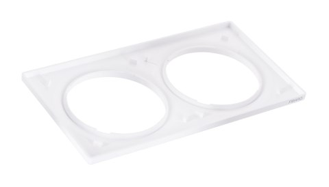 Podwójna ramka ozdobna FIBARO Double Cover Plate, biała (FG-Wx-PP-0003)