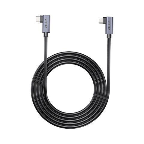 UNITEK KABEL USB-C KĄTOWY 90°/90° PD 100W M/M 0,5M
