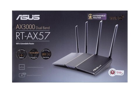 Asus- RT-AX57 router AX3000 Wi-Fi 6