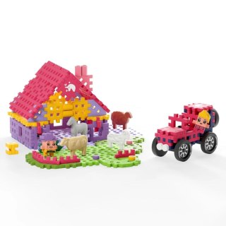 MARIOINEX Klocki Mini Waffle Farmer Urocze ranczo, 112 elementów