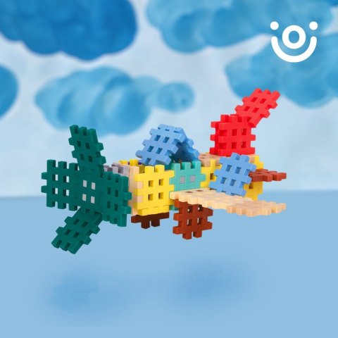 MARIOINEX Klocki Mini Waffle Pastel, 300 elementów