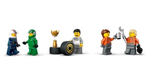 LEGO CITY 60445 F1 Ciężarówka z bolidami RB20 i AMR24 F1